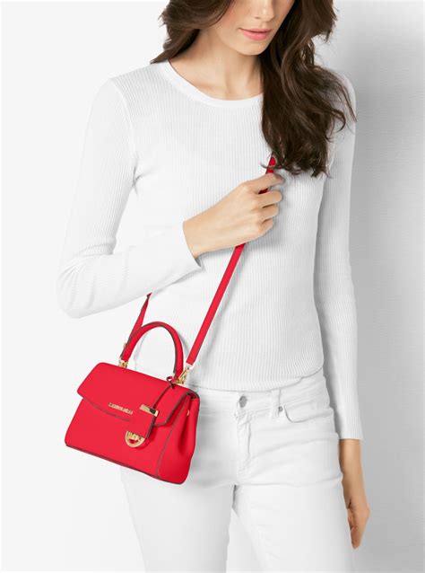 michael kors ava extra small|extra small saffiano leather crossbody.